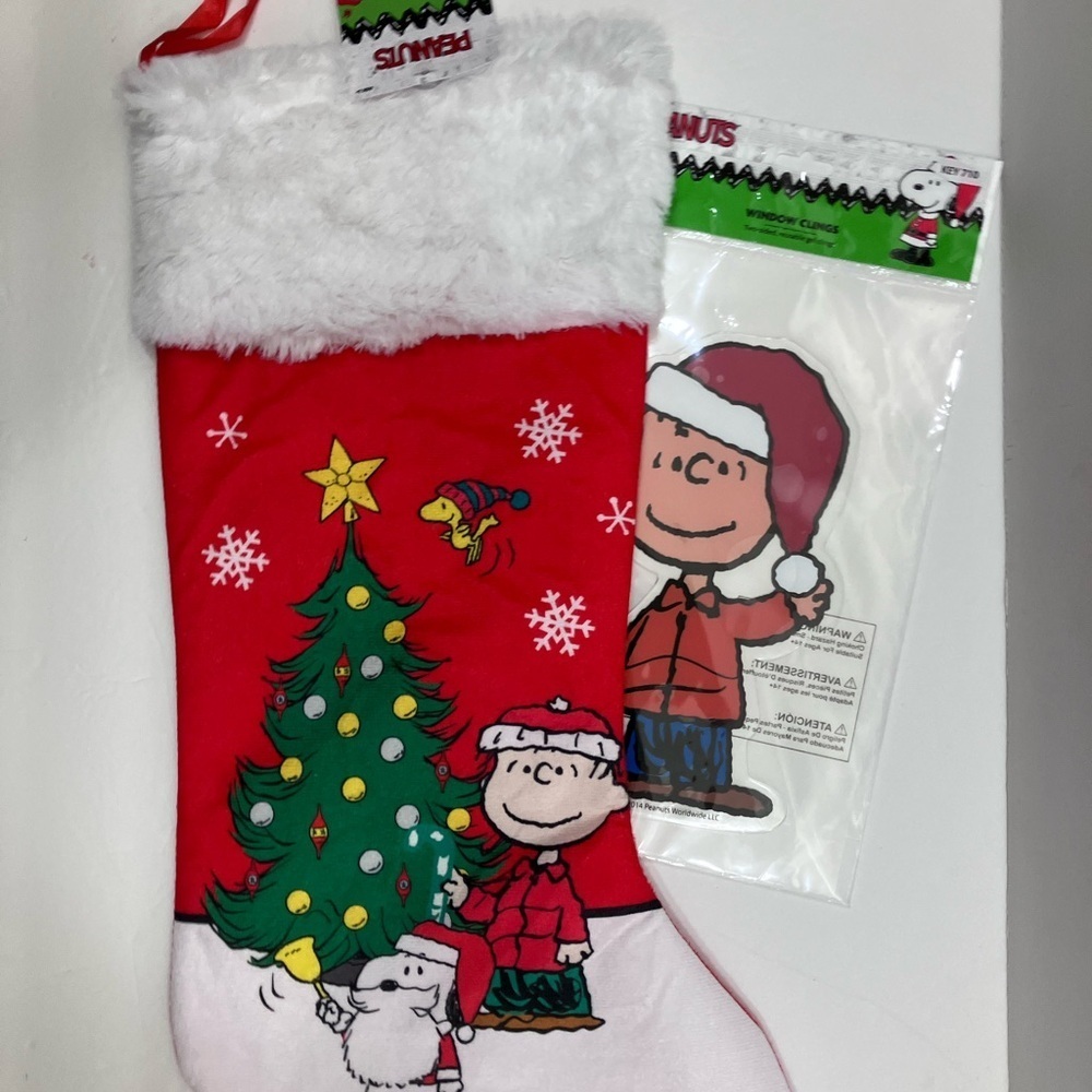 Holiday Stocking/Window Cling NWT